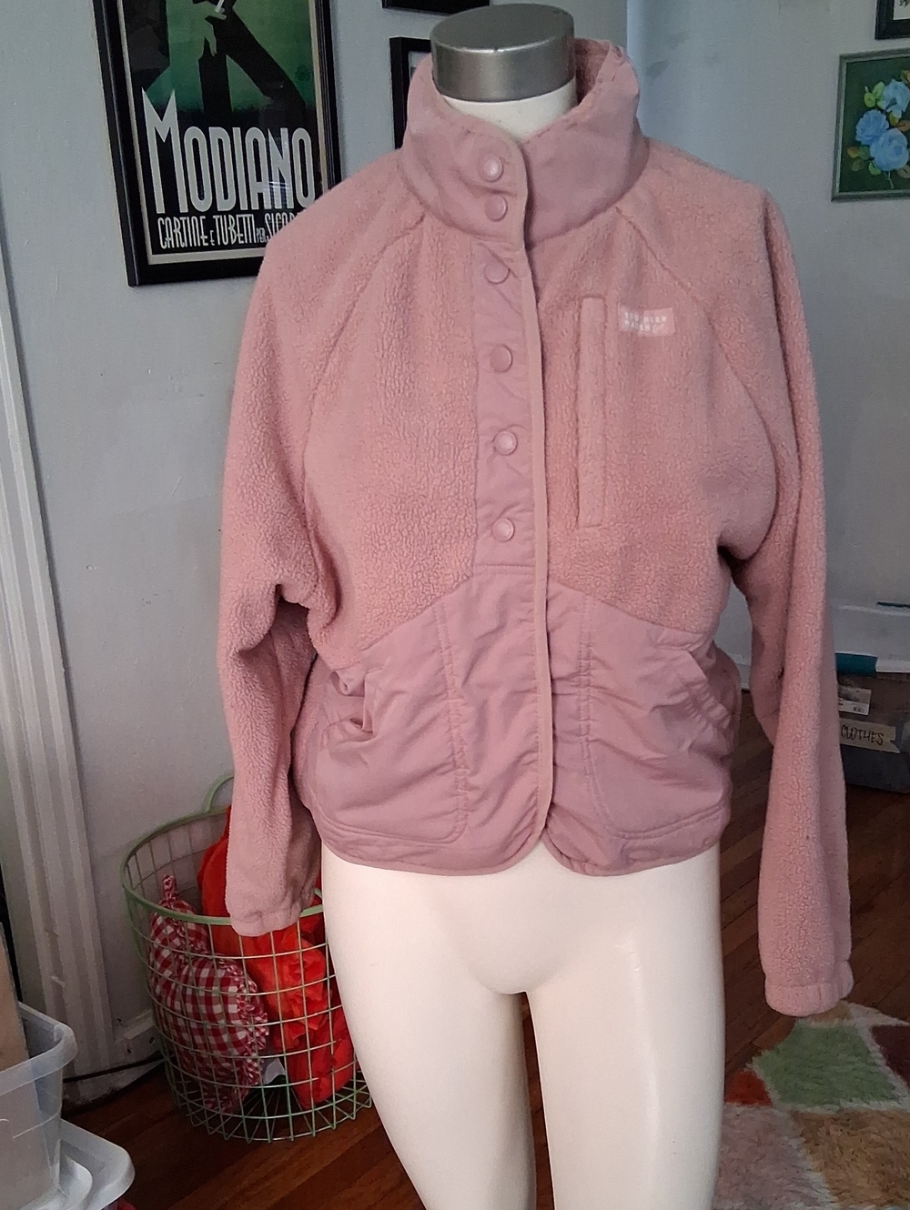 Southern Marsh Dusty Pink Teddy Fleece Jacket